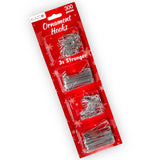 ALAZCO 300 Silver Christmas Holiday Ornament Hooks Hang Holiday Ornaments & Decorations Hanging on Tree Garlands & Wreaths
 R’ND’s 300 Pack Ornament Hooks Christmas Tree Decorating Hangers- Metal Wire Ornament Hooks for Christmas Tree Decoration Hanging (Silver)