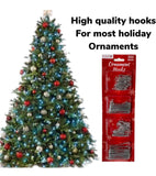 300 Silver Christmas Holiday Ornament Hooks Hanger Sturdy Metal Wire for All The Holiday Ornaments & Decorations Hanging on Tree Garlands & Wreaths
