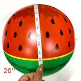 4pc Watermelon Beach Ball 20" Inflatable Ball Vacation Pool Party Beach Fun Games Adult Kids