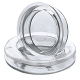 1 Set of 2 Inch Patio Table Umbrella Hole Ring & Cap Set Premium Silicone Clear Transparent Hole Ring Plug & Cap Outdoor Patio Tables Garden Beach Home Café Restaurant