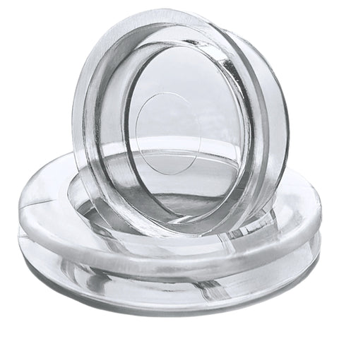 1 Set of 2 Inch Patio Table Umbrella Hole Ring & Cap Set Premium Silicone Clear Transparent Hole Ring Plug & Cap Outdoor Patio Tables Garden Beach Home Café Restaurant