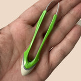 Comfort Hold Ergonomic Slanted Tip Multipurpose Stainless Steel Non-Slip Sure Grip Precision Tweezers Men Women Arthritis Hands