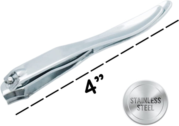 ALAZCO x1 SOFT GRIP Toenail Clippers Non-Slip Stainless Steel Nail Cli –  Alazco