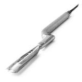 Comfort Hold Easy Grip Ergonomically Angled Curved Cuticle Pusher Tool Heavy Duty 5" Double Ended Pusher & Cleaner - Premium Pakistan Stainless Steel