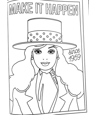 Barbie Coloring Book for Kids Ages 4-8: book