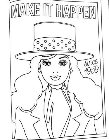 Barbie : Coloring Book For Kids Age 4-8 Exclusive Images Of Barbie