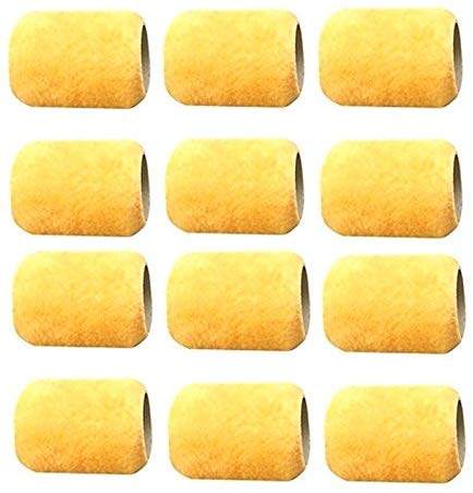 12 Mini 3" ALAZCO Paint Roller Refill Covers "NO SHED" for Painting Trims, Edges, Corners, Small Areas