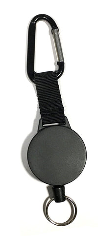 Heavy-Duty Badge-Reel with Chain Cord & Key Ring