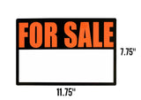 3pc ALAZCO® High-Visibility Magnetic for Sale Signs for Cars & Trucks 12'' x 8'' - Removable & Reusable