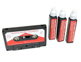  Audio Tape Cassette Head Cleaner w/ 3 Cleaning Fluids Care Wet Maintenance Kit by Alazco 