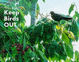 ALAZCO 4 Packs Garden Plant Netting Protect Protect Plants and Fruit Trees Against Rodents Birds Deer & Other Pests (Each 33-Ft x 6-Ft)
