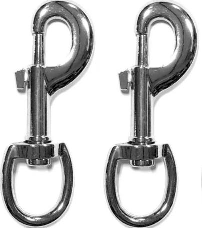  3.5 Inch Round Swivel Eye Bolt Snap Hooks - Heavy Duty