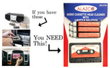  Audio Tape Cassette Head Cleaner w/ 3 Cleaning Fluids Care Wet Maintenance Kit by Alazco 