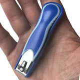 Comfort Hold Nail Clippers Non-Slip Ribbed Cushion Sure Grip Clipping Catcher Toenails Finger Nail Cutter Sharp Trimmer Stainless Steel Men Women Arthritis Unsteady Hands