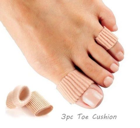6pc Toe Protector Gel Cushion Comfort Stretchable Elastic Soft Callus & Corn Wrap